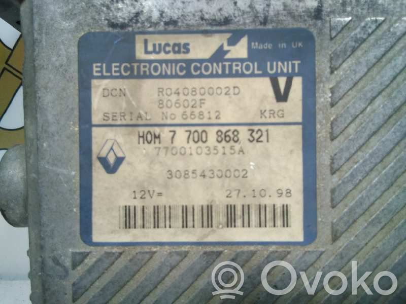Engine control unit/module   7700868321,42831