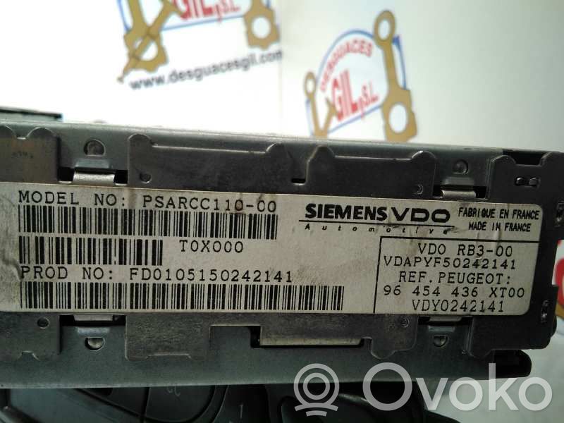Peugeot 206 Panel / Radioodtwarzacz CD/DVD/GPS 
