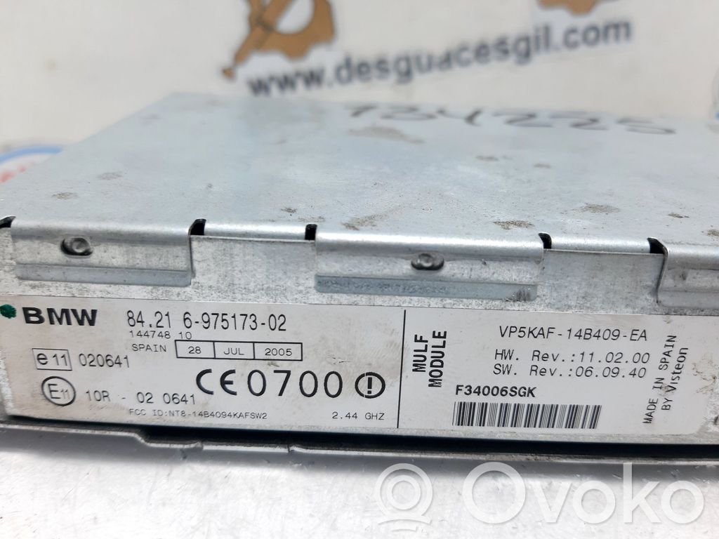 BMW 3 E90 E91 Unidad de control/módulo del teléfono 