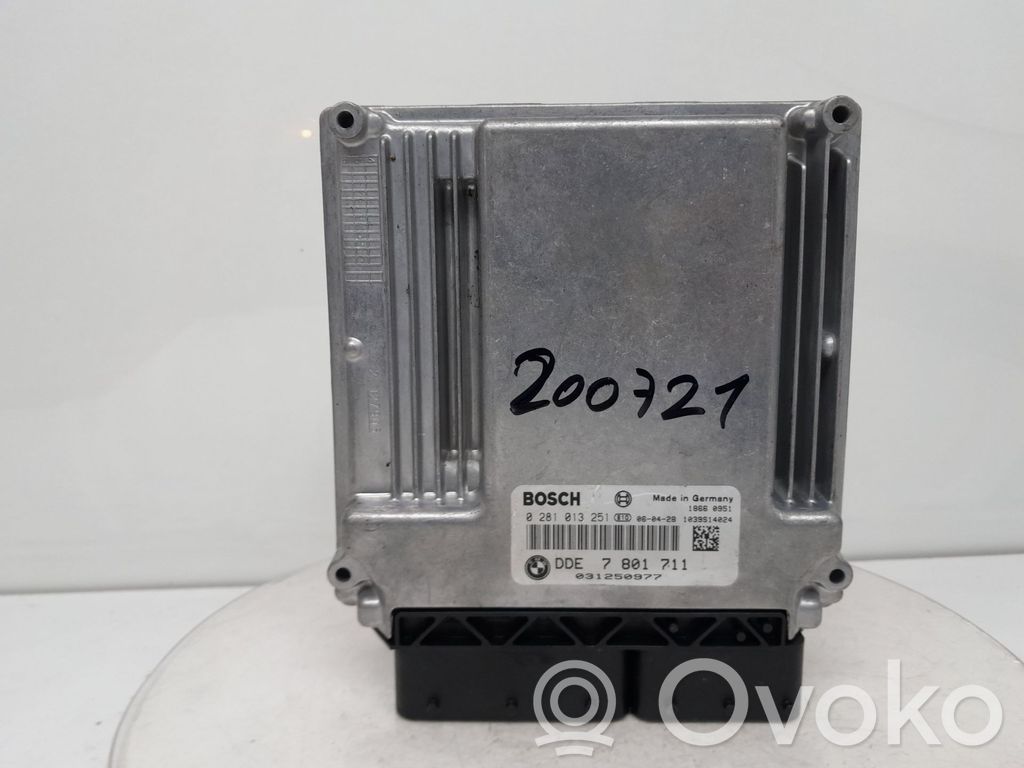 Engine control unit/module   DDE7801711,200721