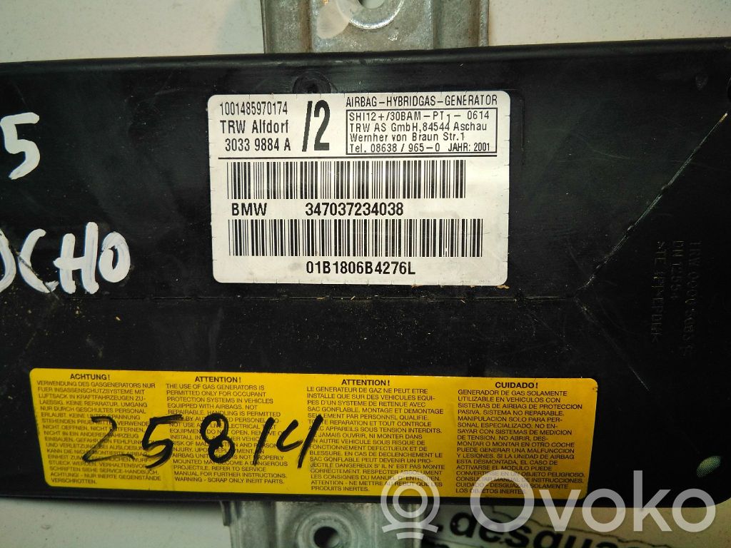 BMW X5 E53 Sivuturvatyyny 