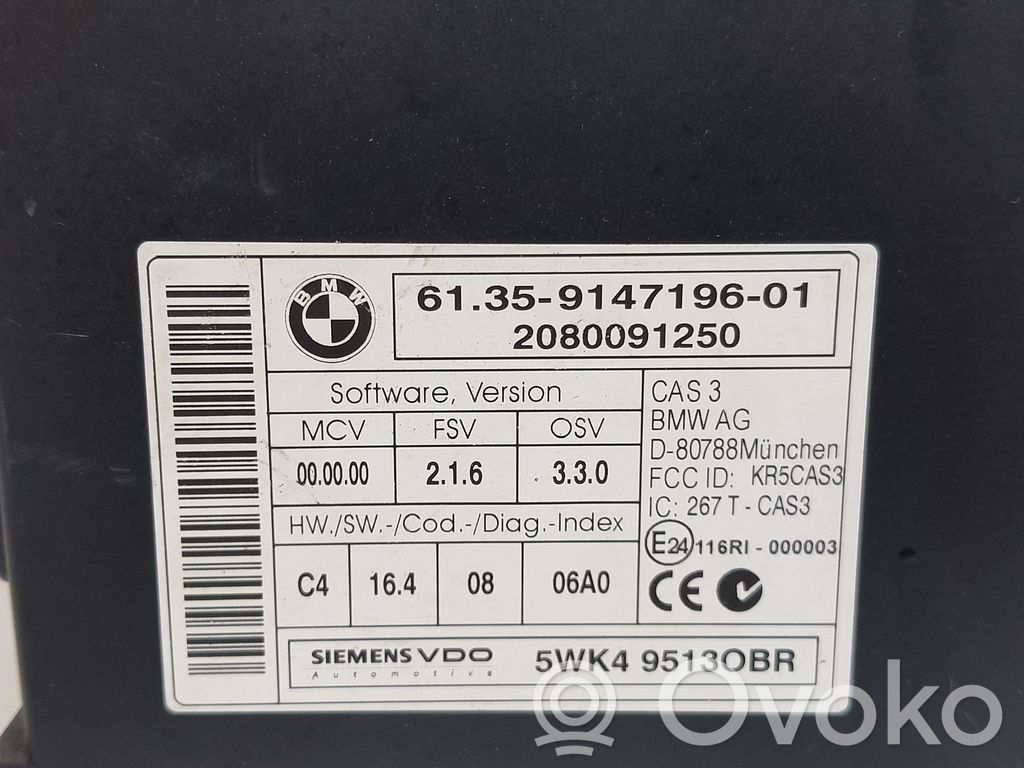 BMW 3 E90 E91 Modul confort 