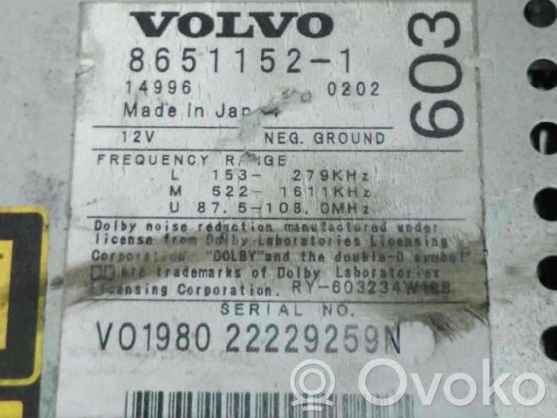 Volvo S60 Radio/CD/DVD/GPS-pääyksikkö 