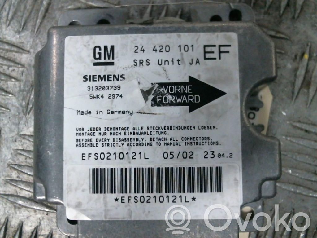 Opel Omega B2 Airbag control unit/module 