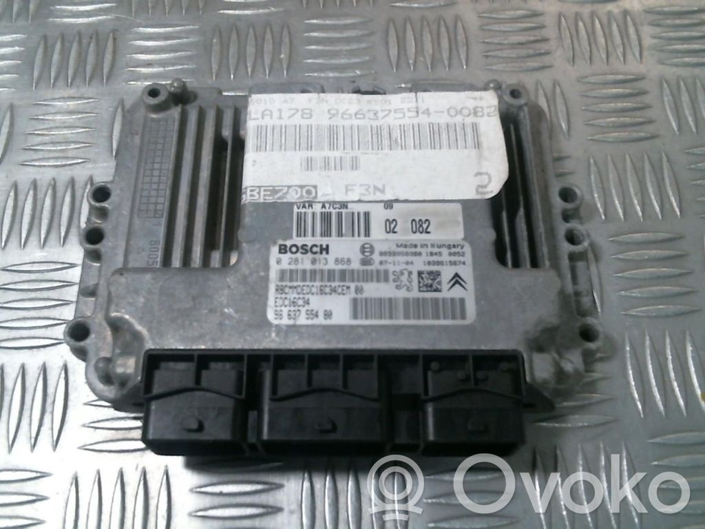 Peugeot 207 Engine control unit/module 