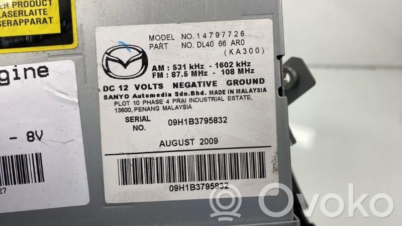 Mazda 2 Radio/CD/DVD/GPS-pääyksikkö 