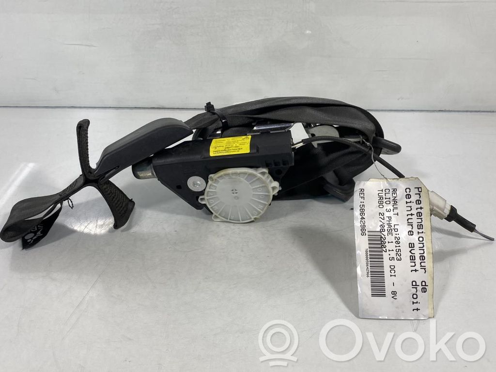 Renault Clio III Hebilla del cinturón delantero 