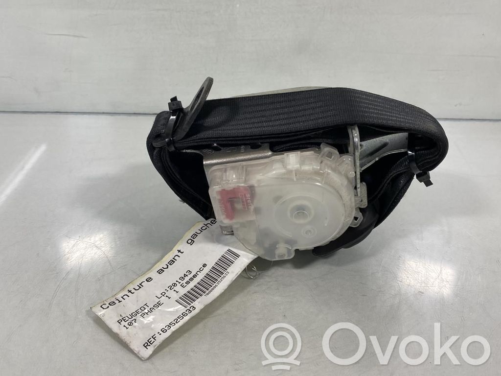 Peugeot 107 Hebilla del cinturón delantero 