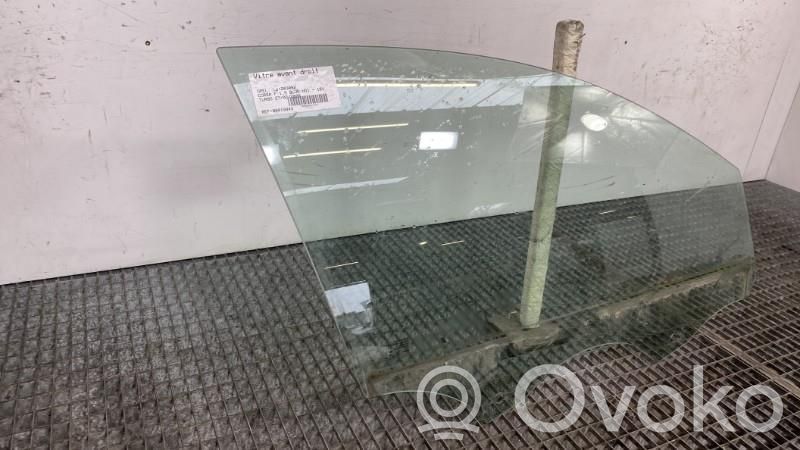 Opel Corsa F Szyba drzwi przednich 