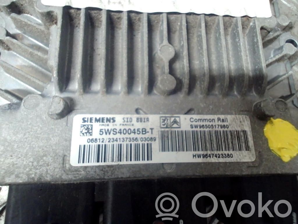 Peugeot 307 Engine control unit/module 