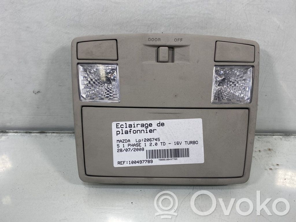 Mazda 5 Front seat light 