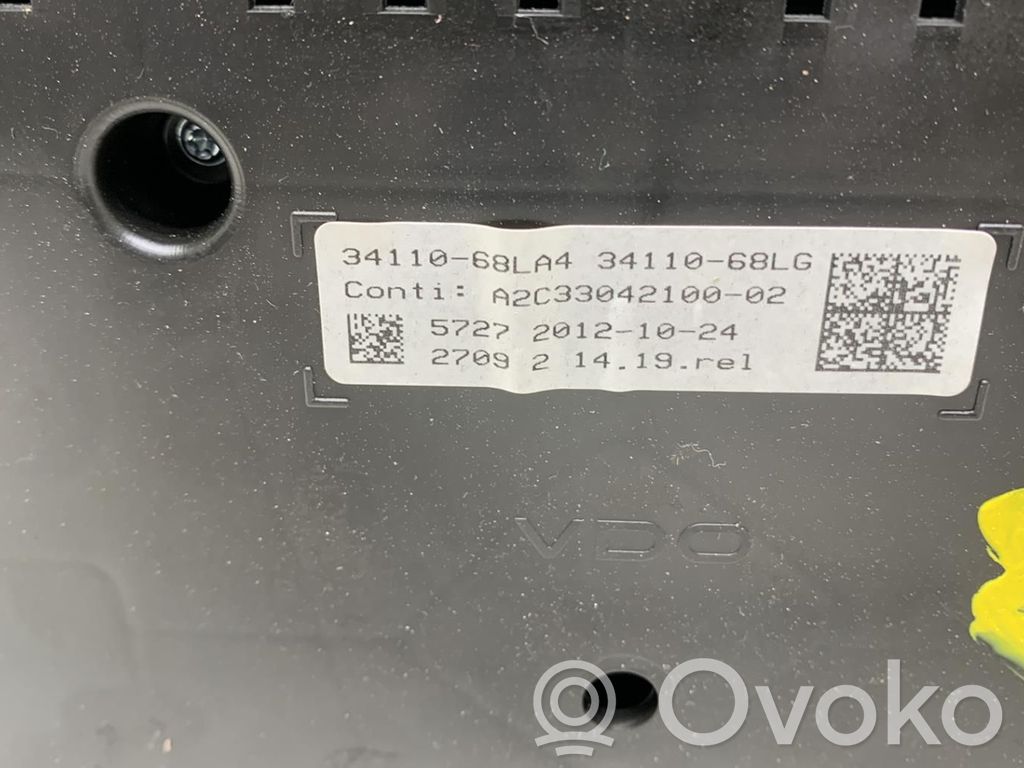 Suzuki SX4 Speedometer (instrument cluster) 