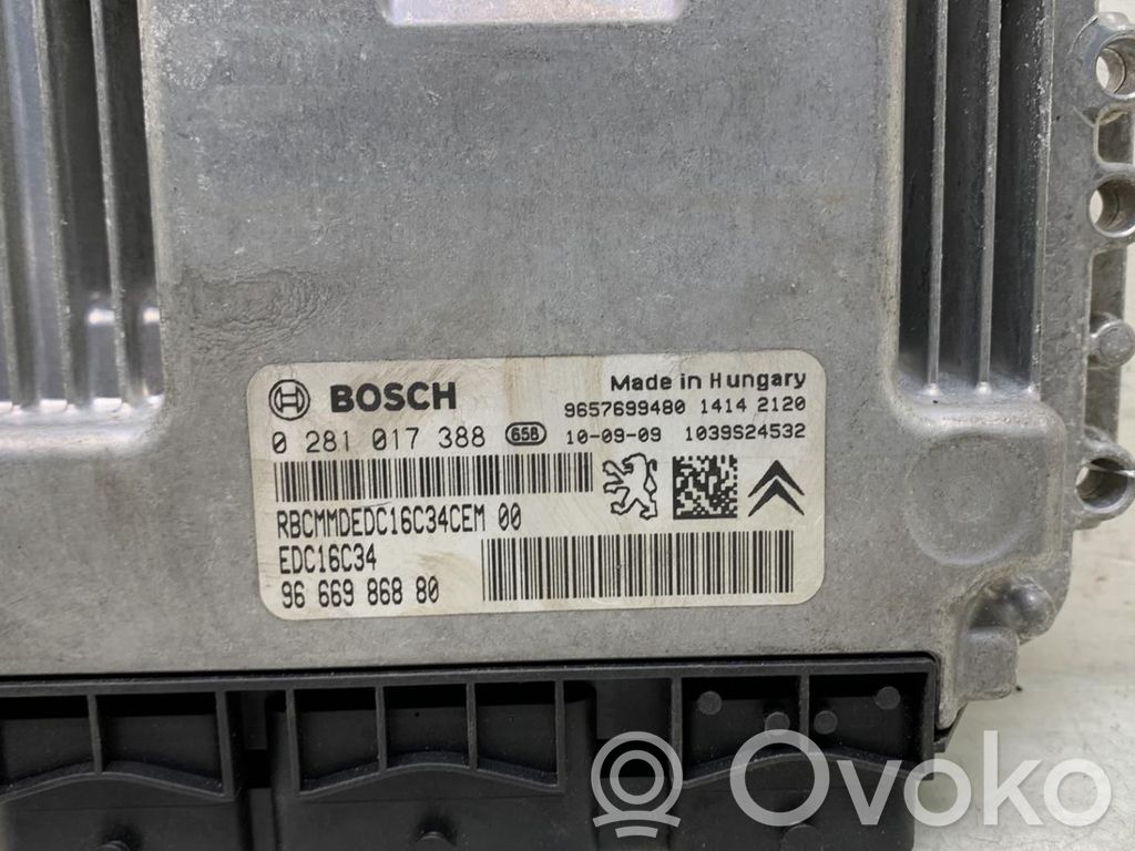 Citroen C3 Engine control unit/module 