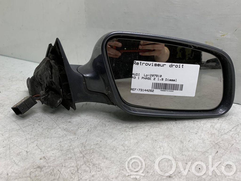 Audi A3 S3 8L Manualne lusterko boczne drzwi przednich 