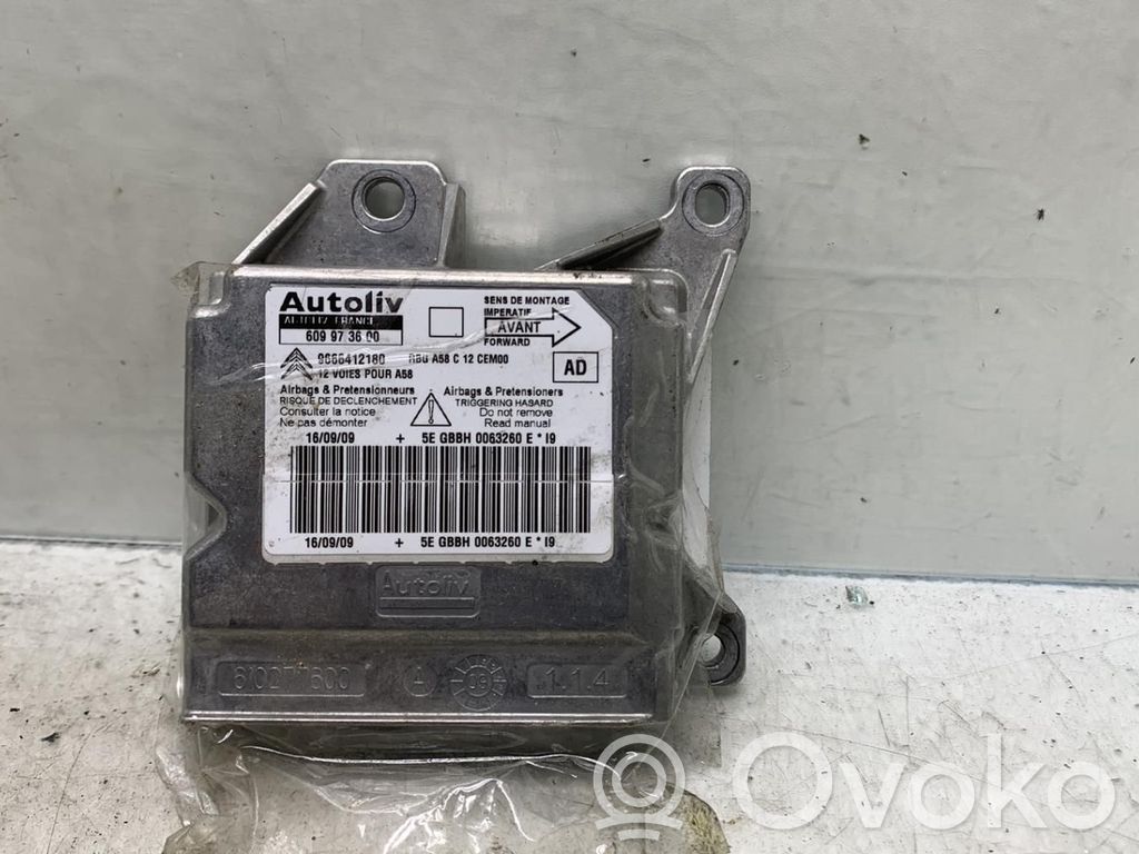 Citroen C3 Picasso Sterownik / Moduł Airbag 
