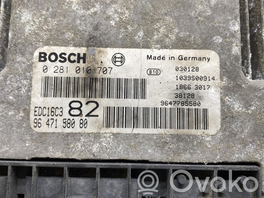 Peugeot 206 Engine control unit/module 