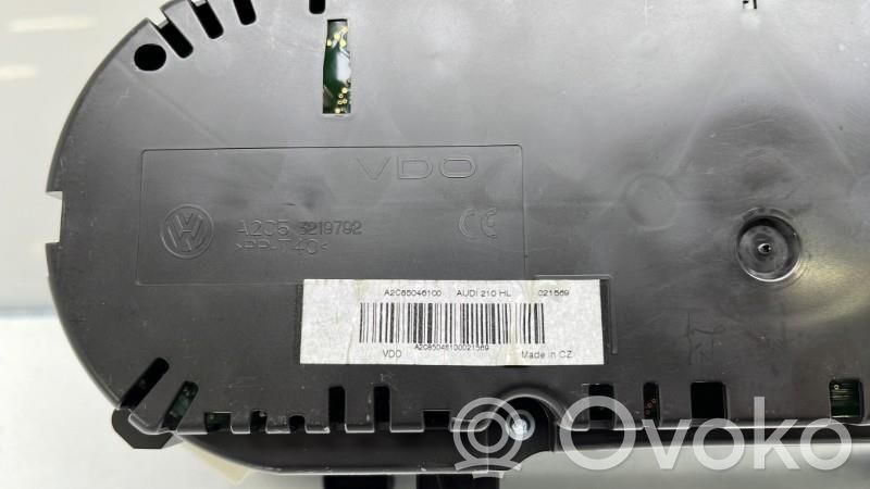 Audi A1 Tachimetro (quadro strumenti)