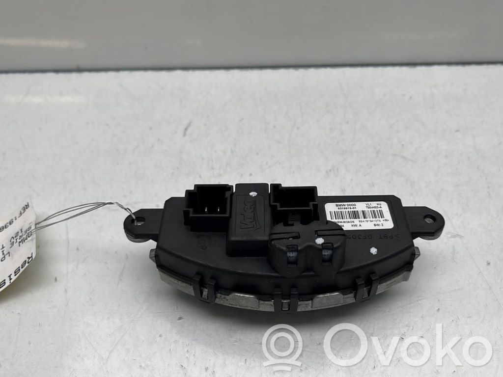 BMW 1 F20 F21 Rezystor / Opornik dmuchawy nawiewu 