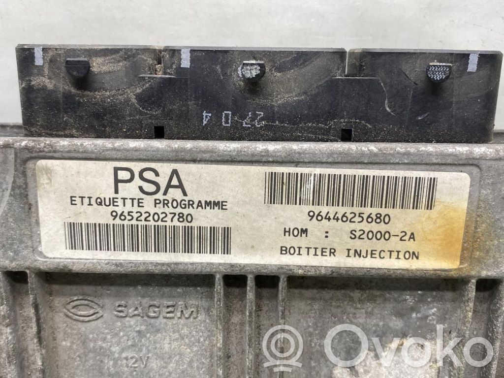Peugeot 206 Engine control unit/module 