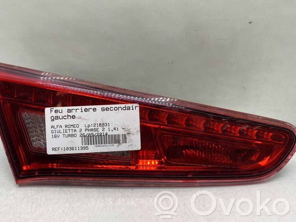 Alfa Romeo Giulietta Takaluukun takavalot 