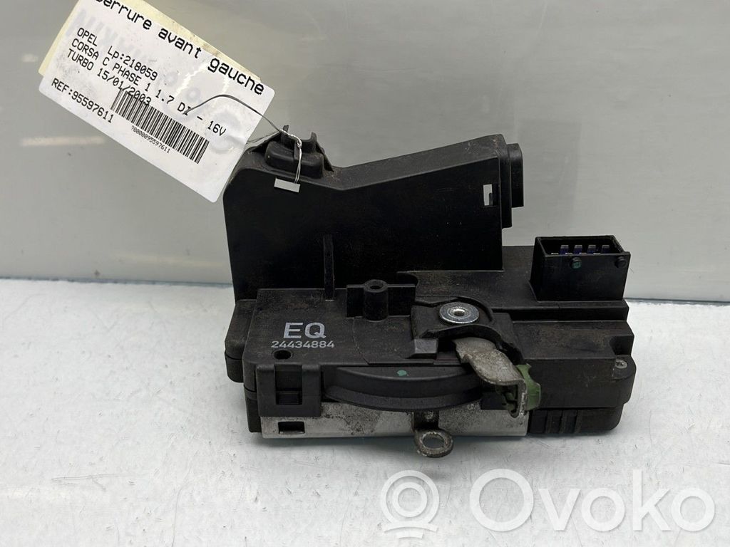 Opel Corsa C Serrure de porte avant