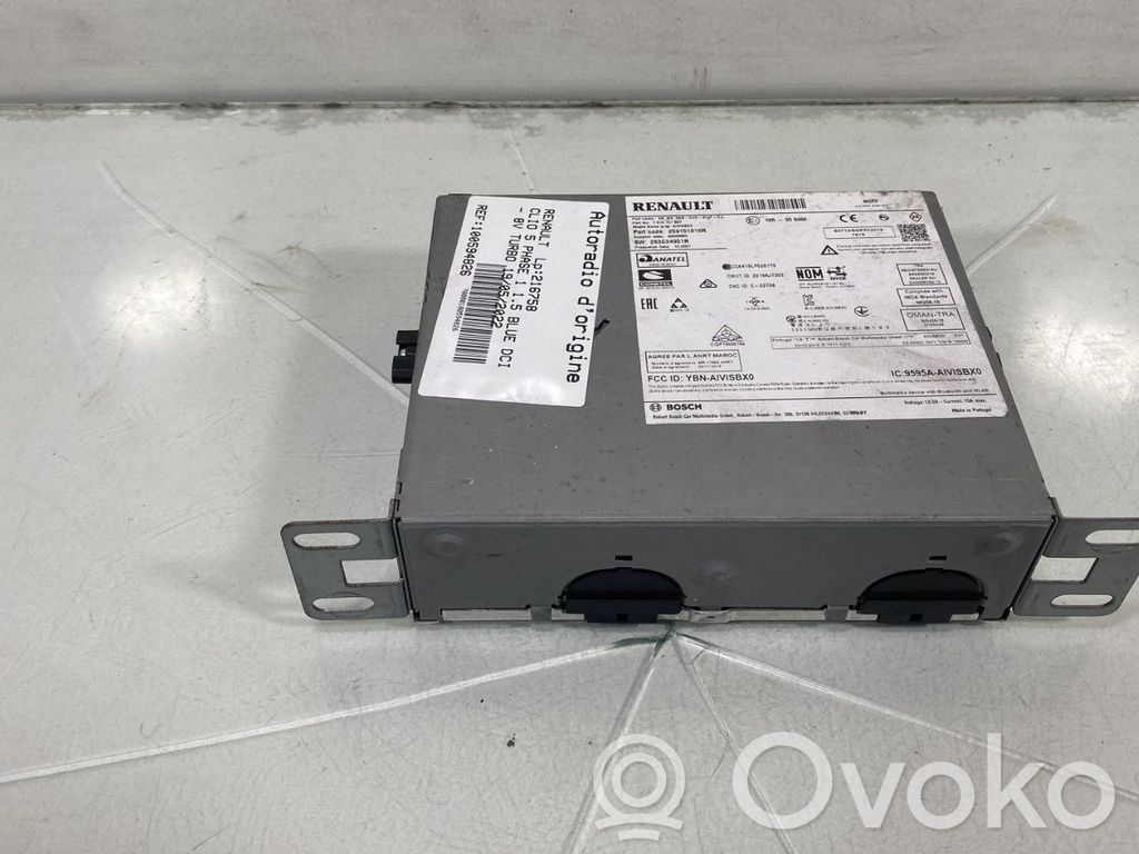 Renault Clio V Unitate principală radio/CD/DVD/GPS 