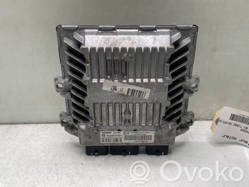 Peugeot 1007 Engine control unit/module 