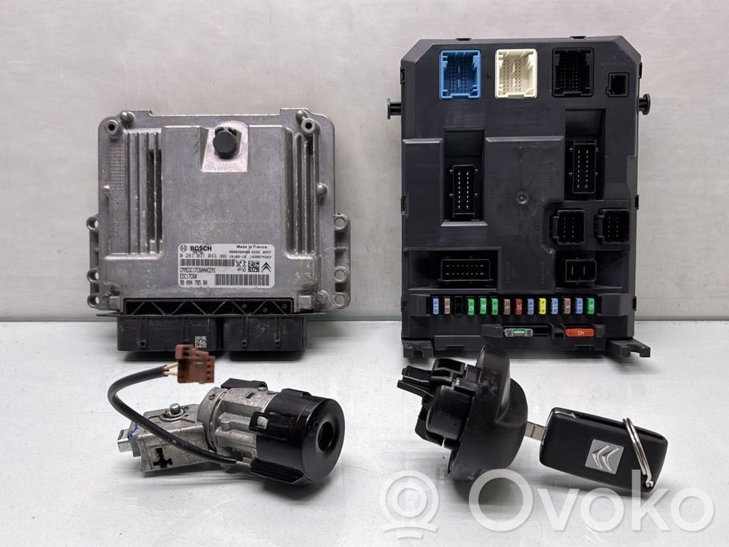 Citroen C3 Engine ECU kit and lock set 