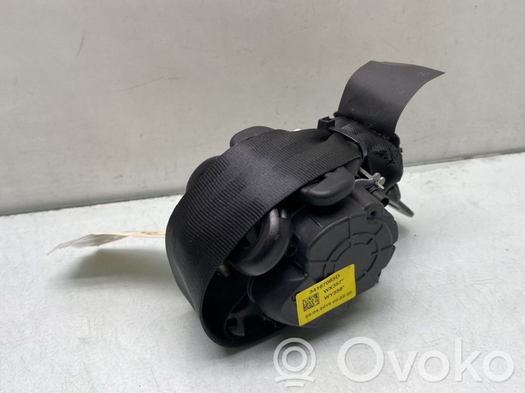 Renault Twingo III Cintura di sicurezza posteriore