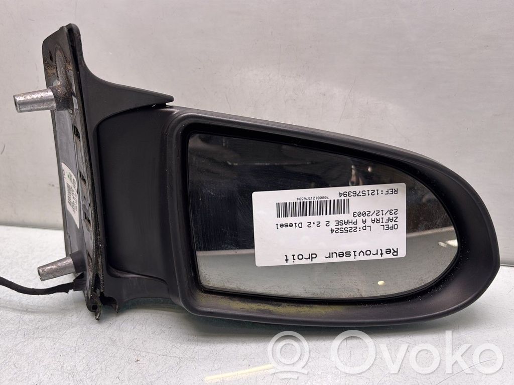Opel Zafira A Manualne lusterko boczne drzwi przednich 