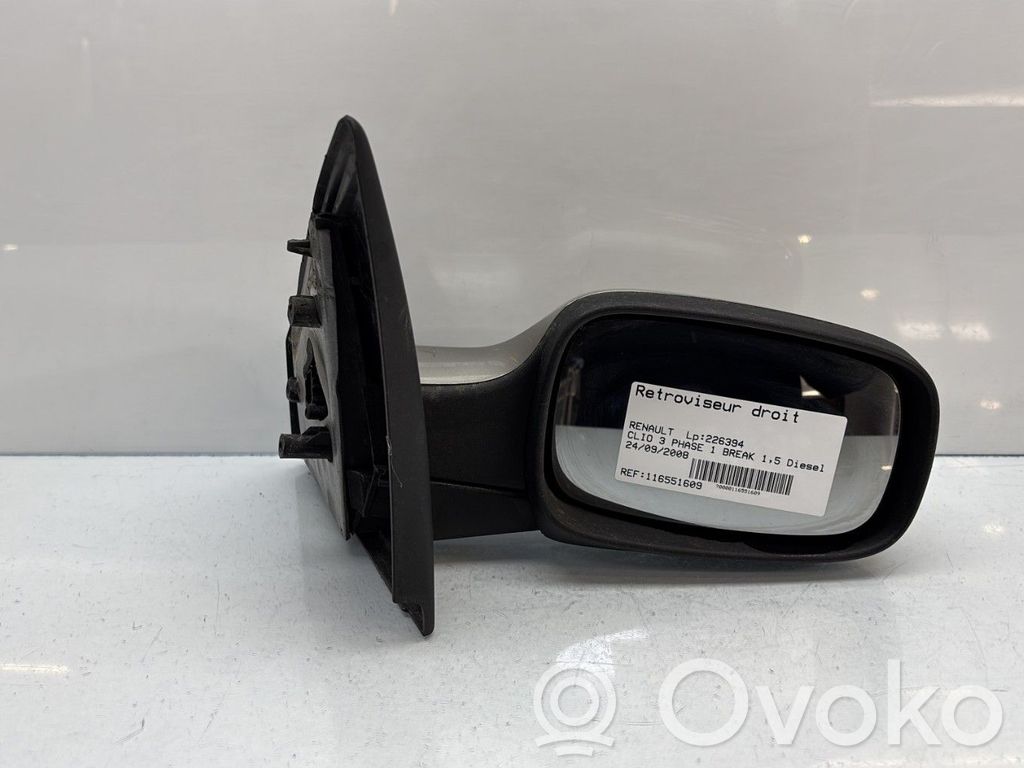 Renault Clio III Oglindă exterioară manuală 
