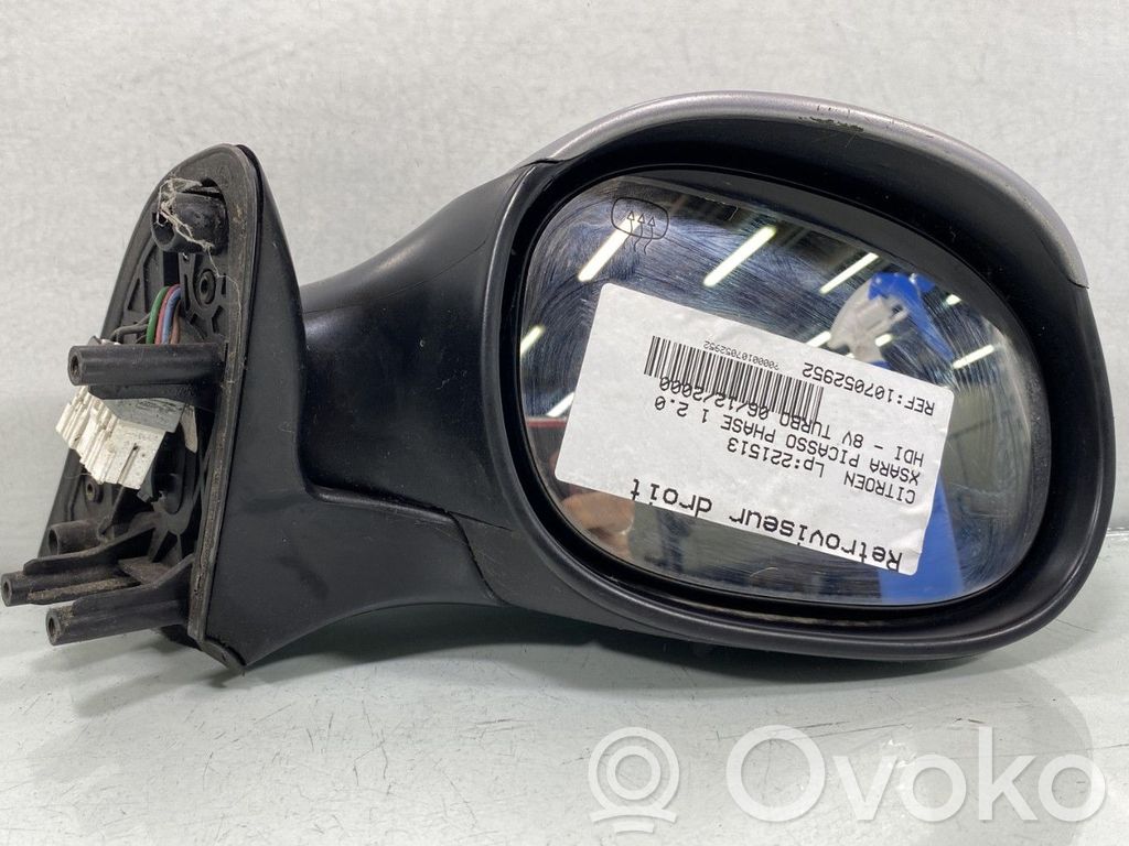 Citroen Xsara Picasso Manualne lusterko boczne drzwi przednich 