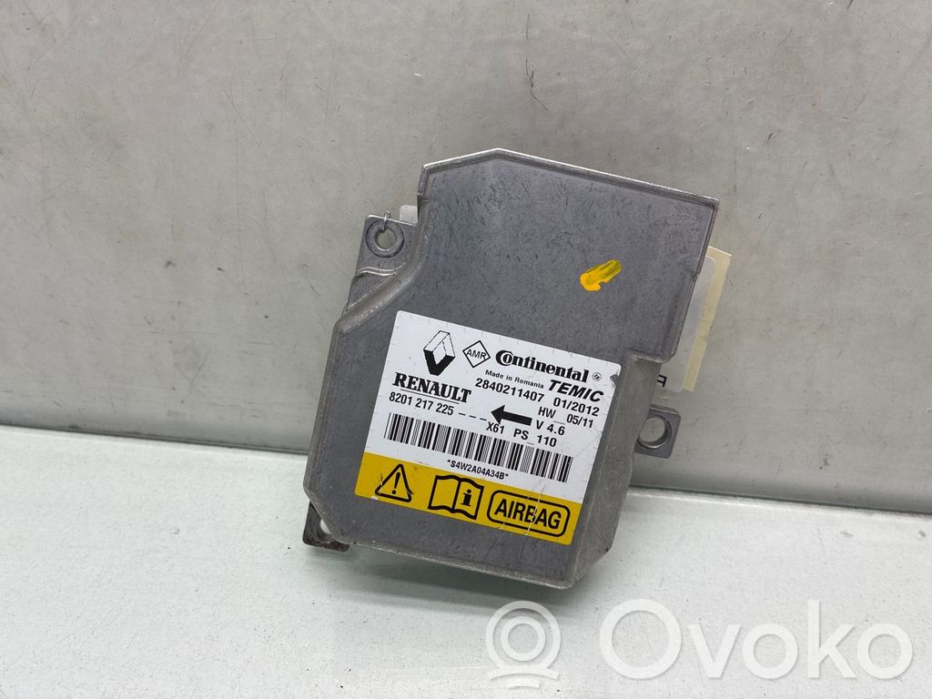Renault Kangoo II Unidad de control/módulo del Airbag 