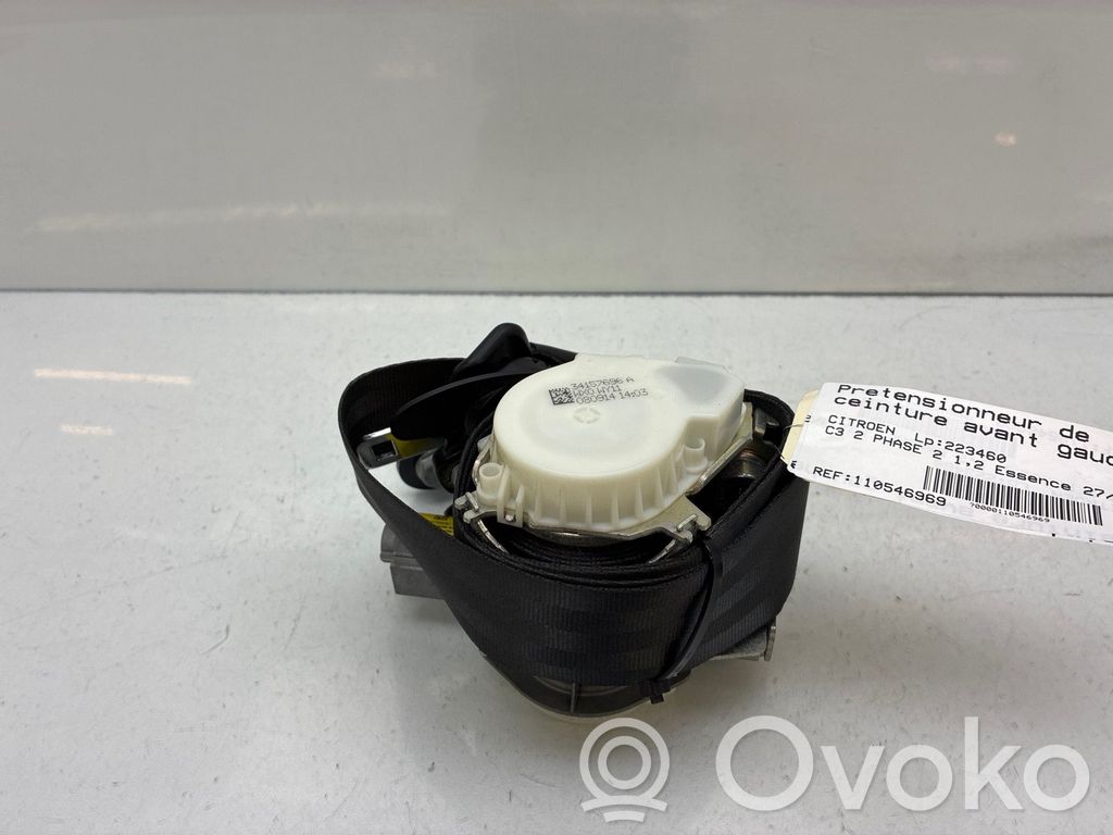 Citroen C3 Hebilla del cinturón delantero 