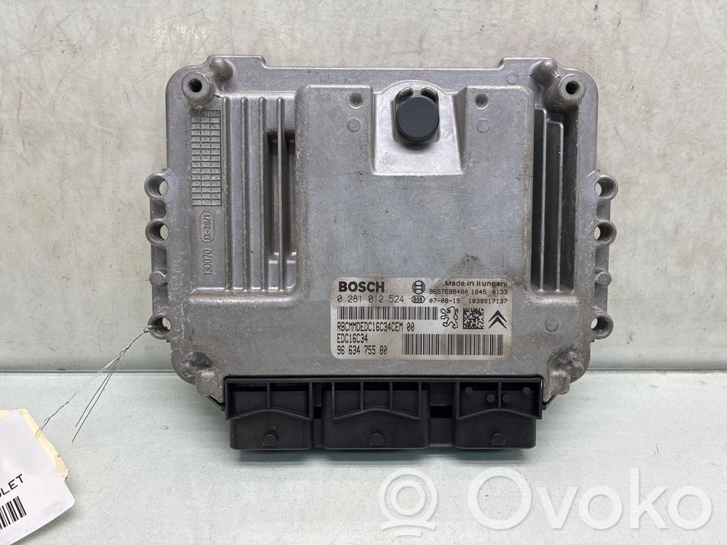 Citroen C3 Pluriel Engine control unit/module 