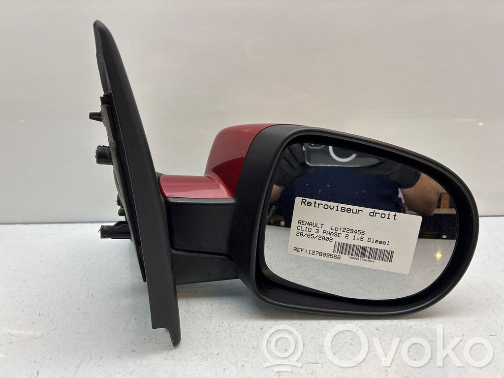 Renault Clio III Oglindă exterioară manuală 