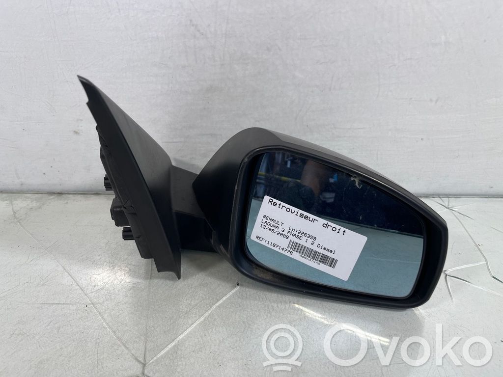 Renault Laguna III Espejo lateral manual