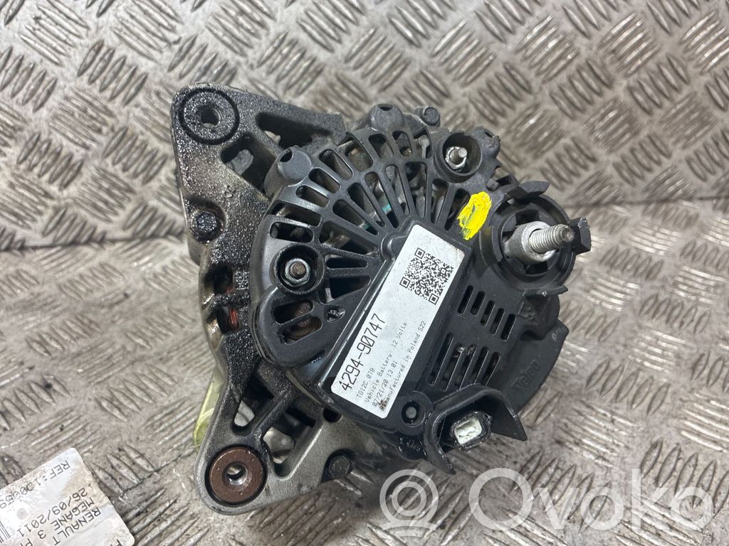 Renault Megane III Generator/alternator 