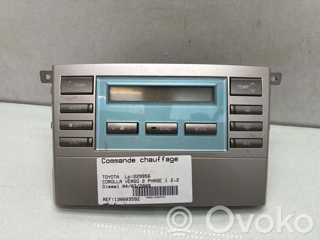 Toyota Corolla Verso E121 Panel klimatyzacji