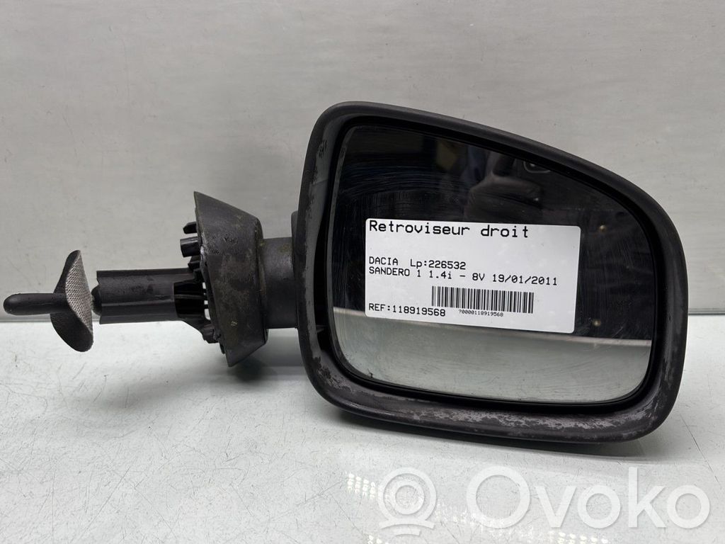 Espejo lateral manual   963015207R