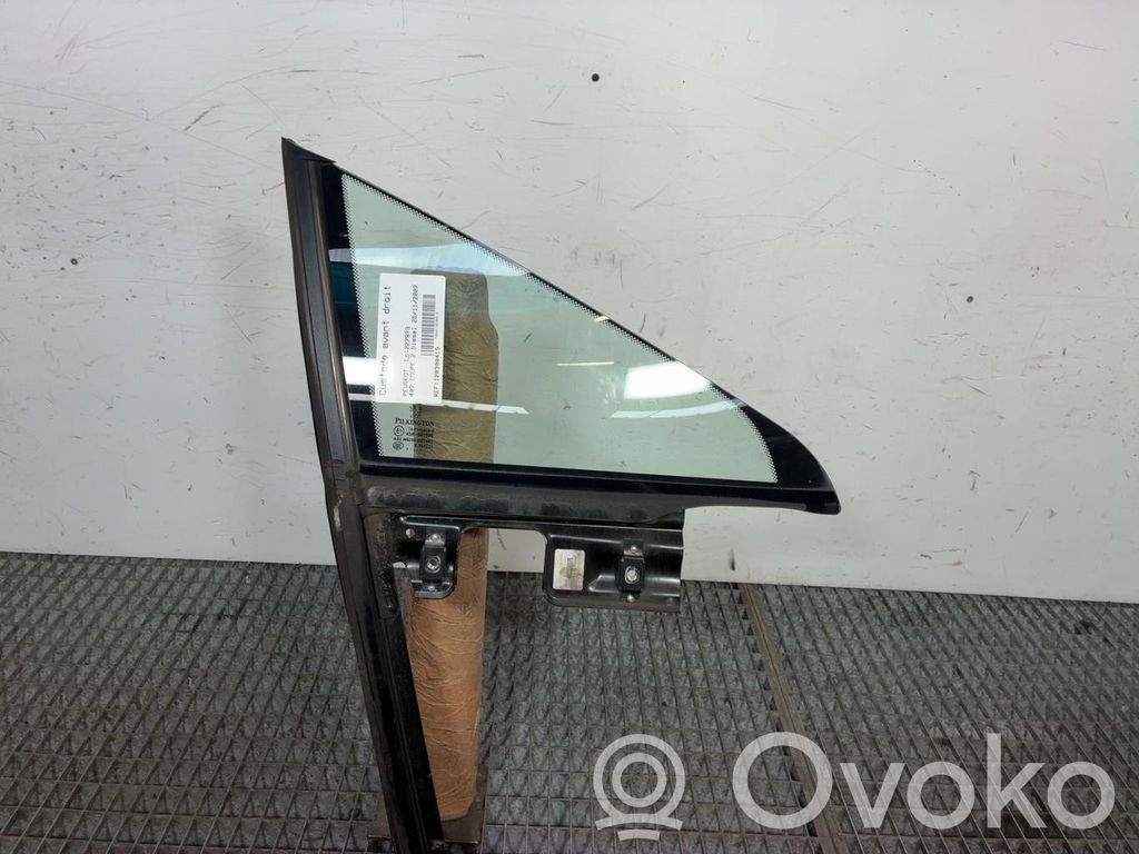 Peugeot 407 Front door vent window glass four-door