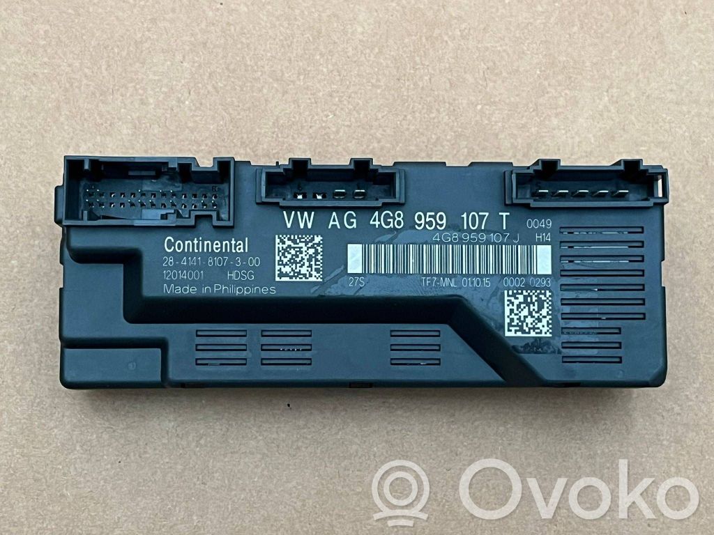 Audi A7 S7 4K8 Tailgate/trunk control unit/module 