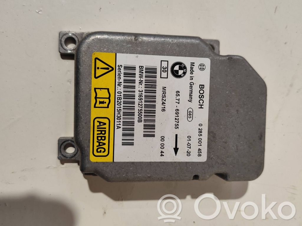 Airbag control unit/module   0285001458,31691275500B,6912755