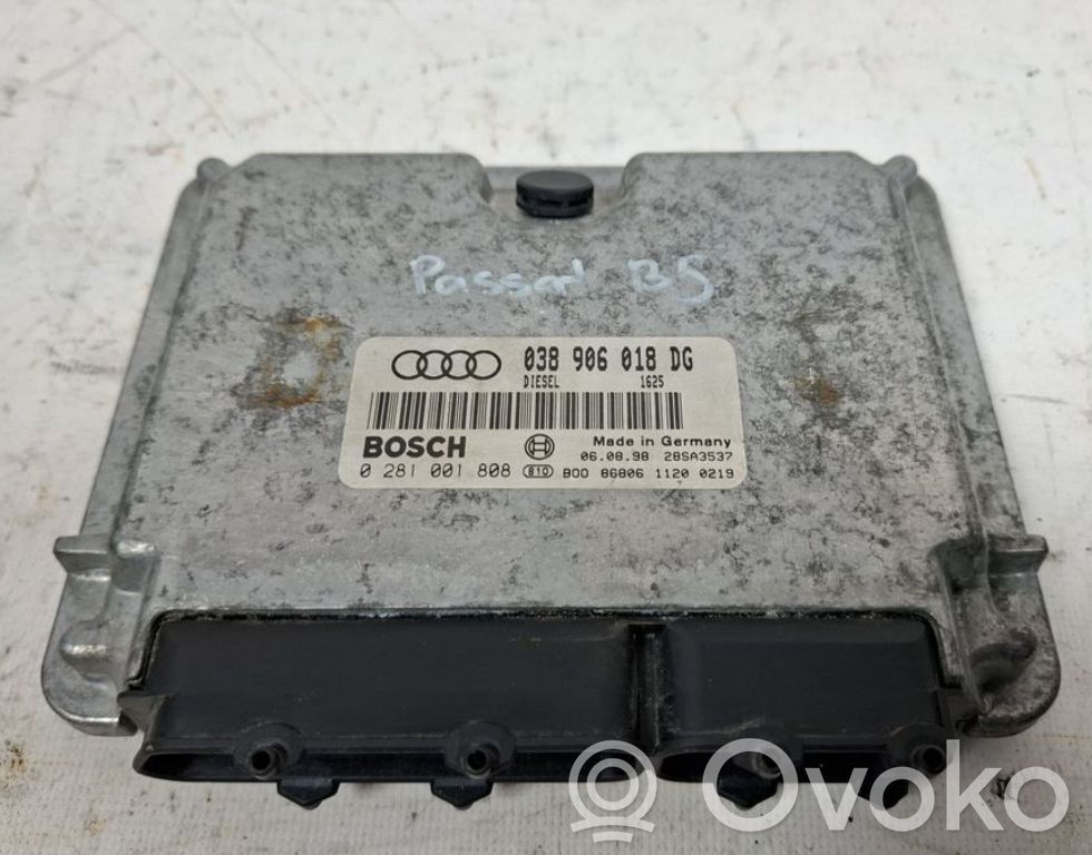 Engine control unit/module   038906018DG,28SA3537