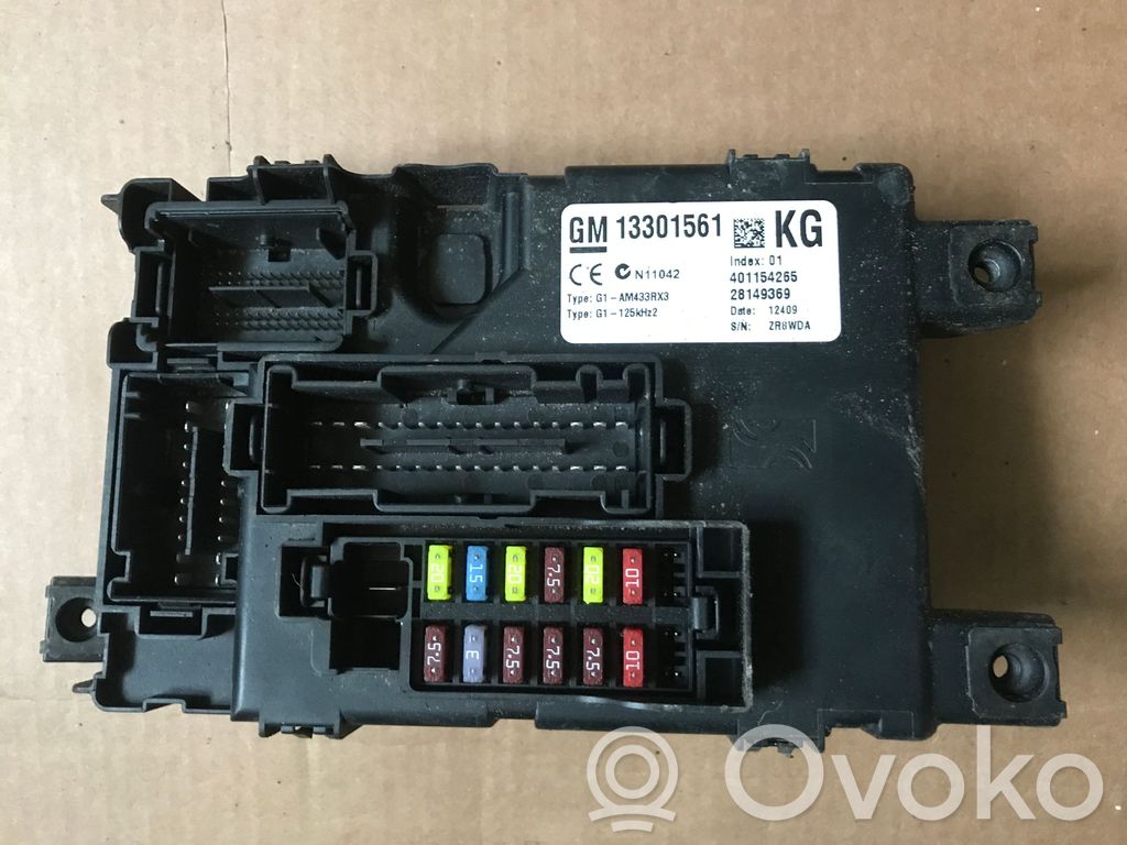 Opel Corsa D Fuse module 