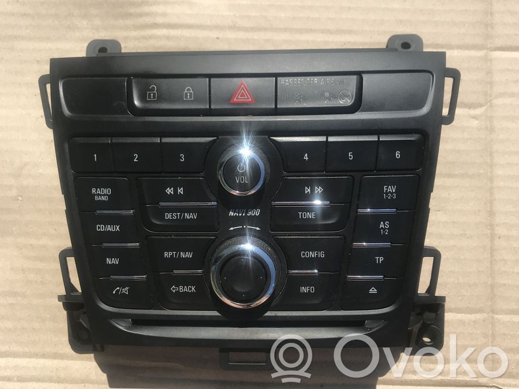 Opel Zafira C Head unit multimedia control 