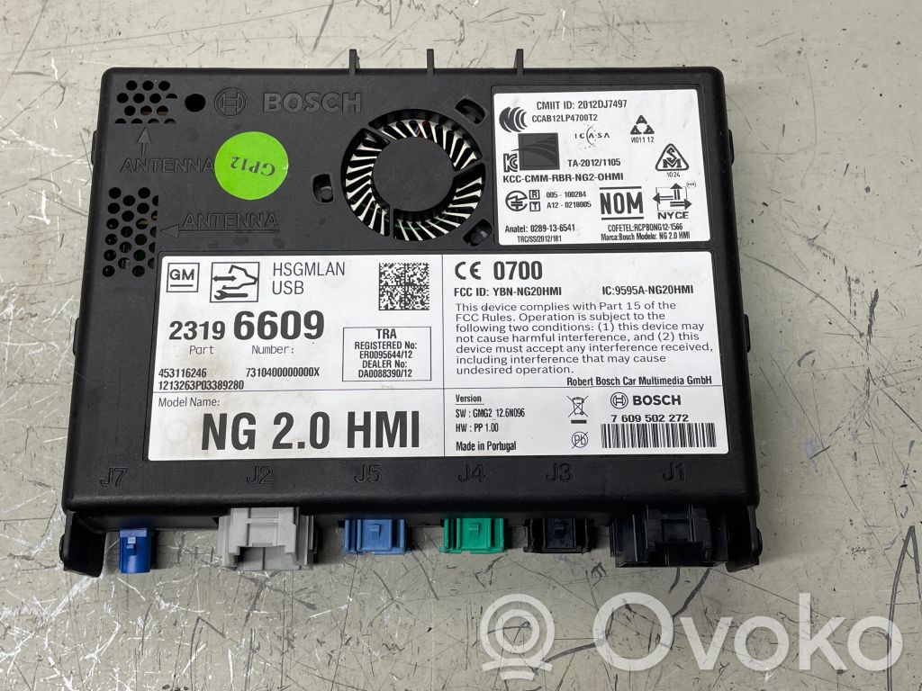 Opel Insignia A Voice control module 