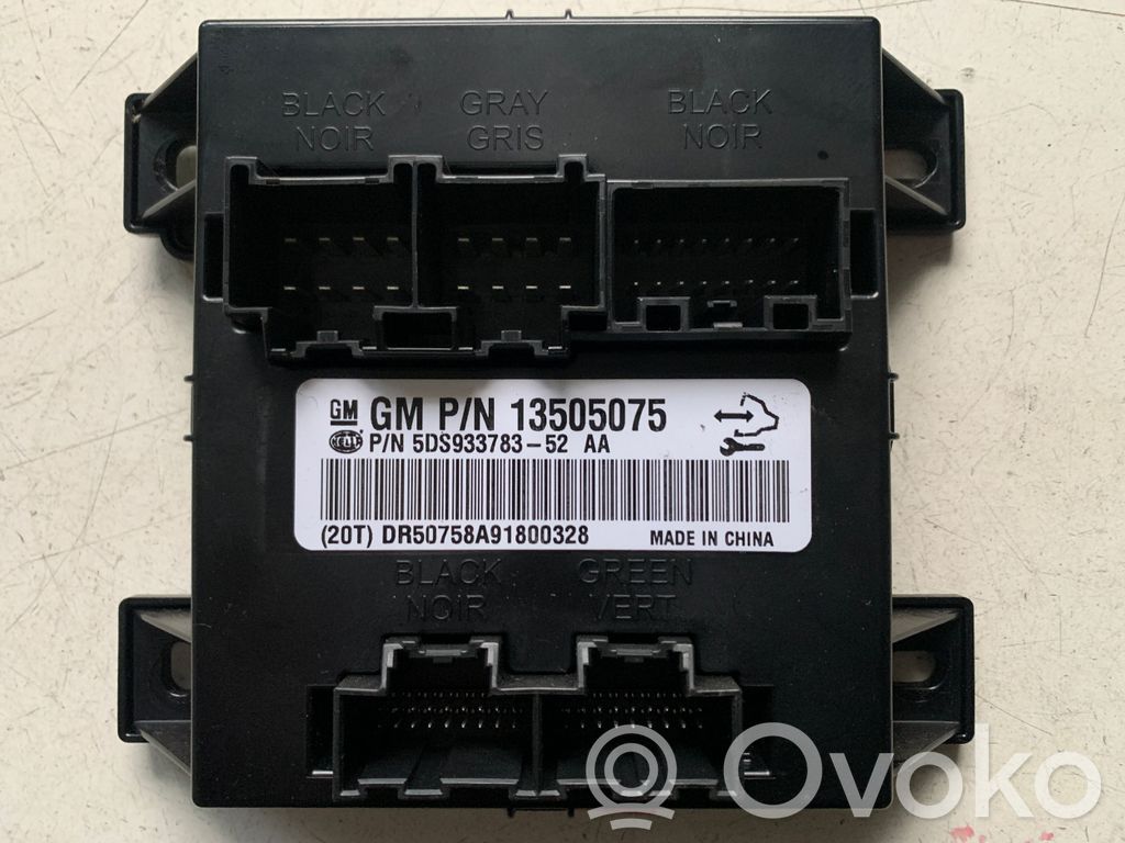 Module de commande de siège   13505075