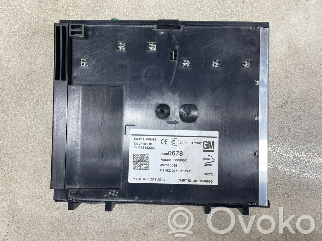 Opel Insignia A GPS navigation control unit/module 