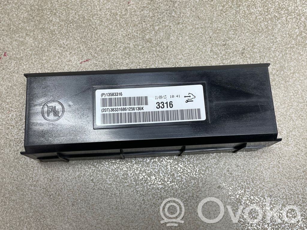 Opel Insignia A Air conditioning/heating control unit 